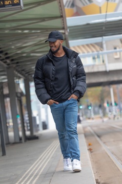 Logotrade business gift image of: Impact 5panel 280gr Recycled cotton cap with AWARE™ tracer